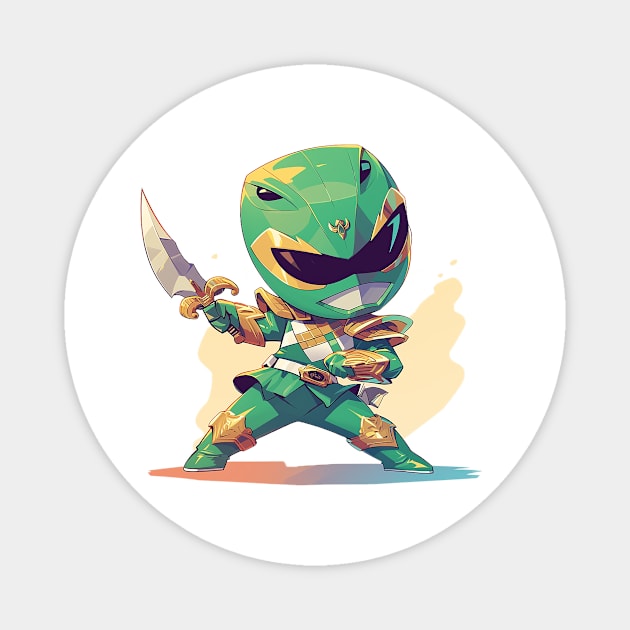 green ranger Magnet by peterdoraki